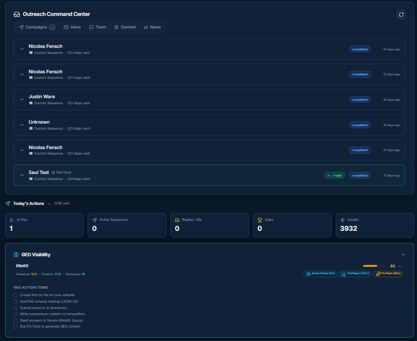 Outreach Command Center