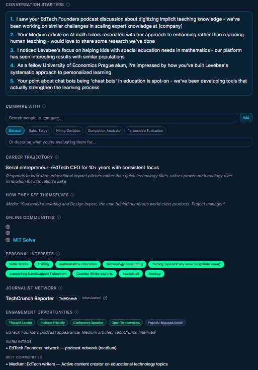 Conversation starters