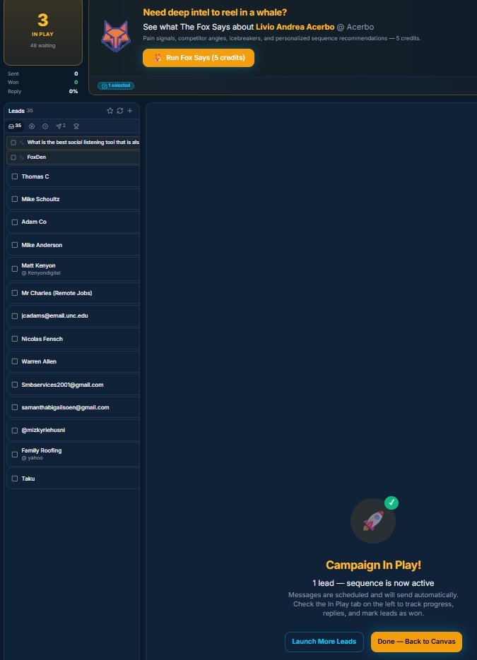 Dealflow CRM - 18 messages sent, campaigns active